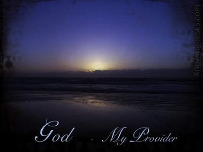 God, My Provider (devotional) (gray)